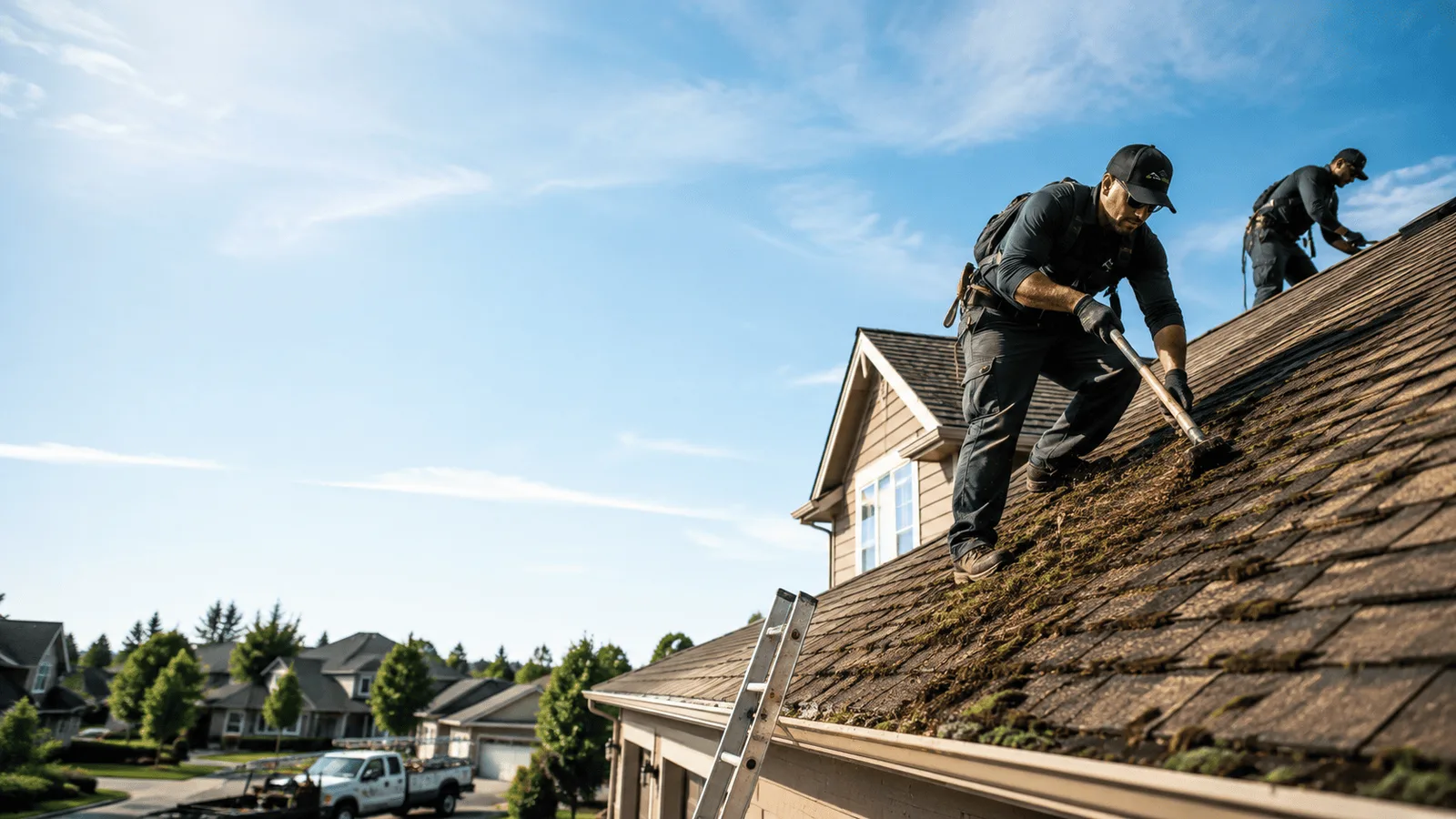 Roof Moss Removal in Naugatuck, CT near me